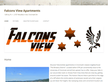 Tablet Screenshot of falconsviewapartments.com